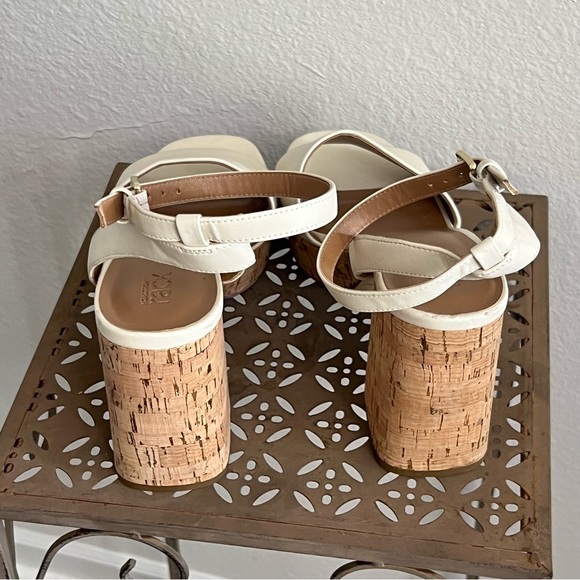 NORDSTROM RACK Adelaide Block Heel Sandals Cork Size 10 - Picture 4 of 4